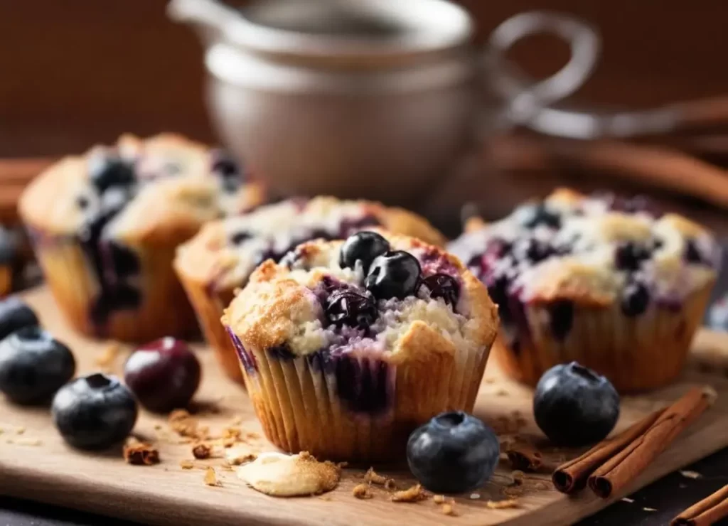 bisquick cinnamon vanilla blueberries Muffins