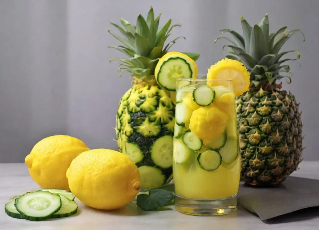 pineapple and cucumber juice