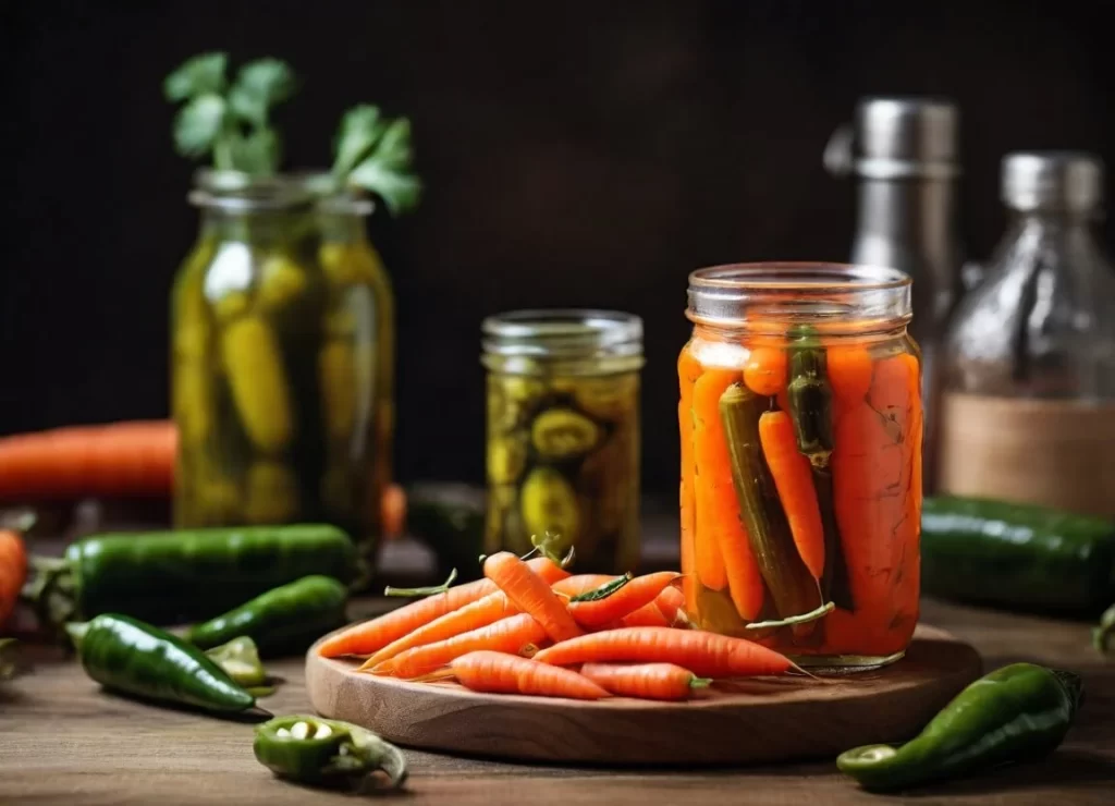 pickled carrots with jalapenos