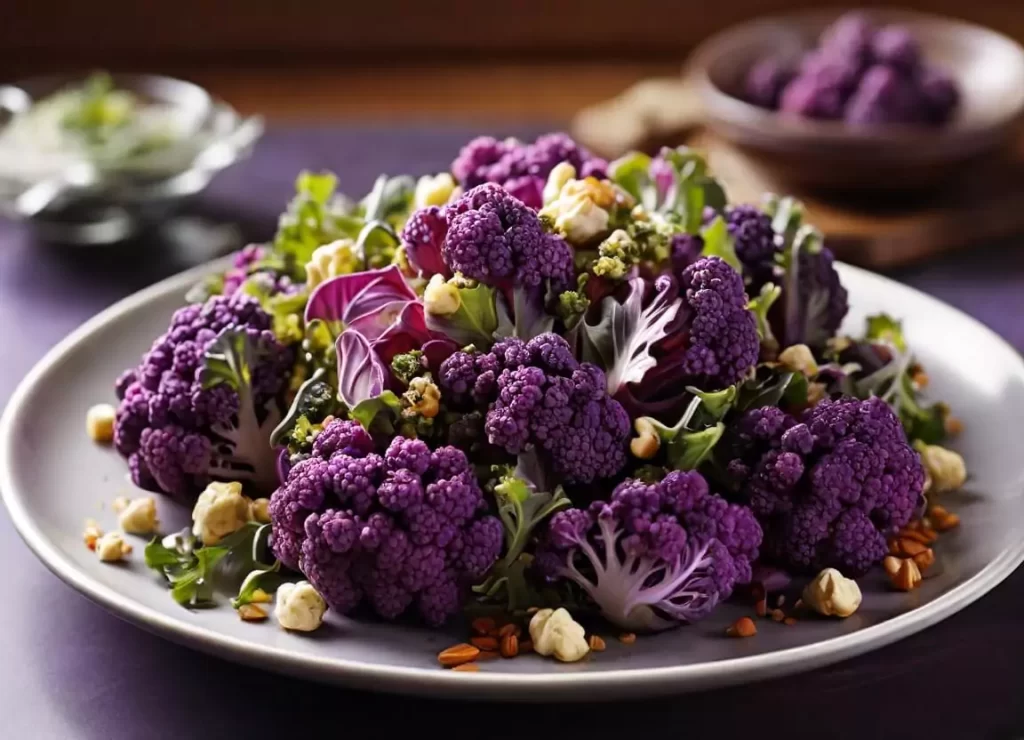 Innovative Dishes with Purple Cauliflower