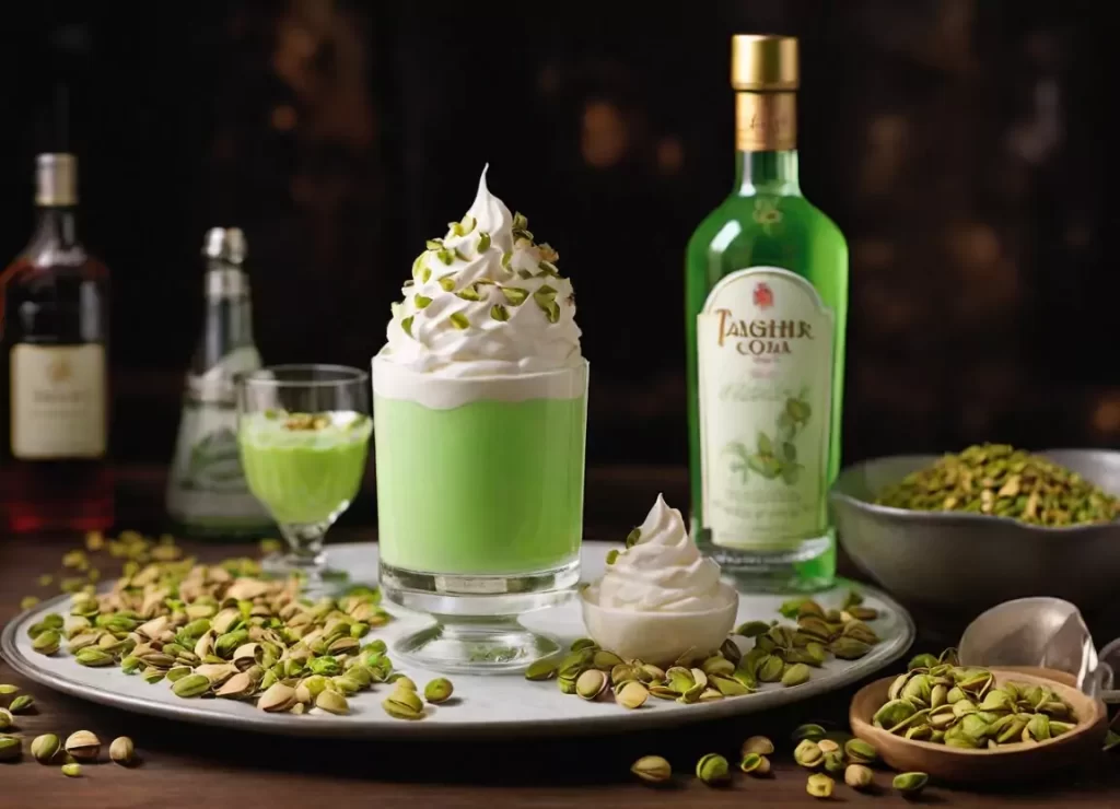 the Pistachio Martini ingredients