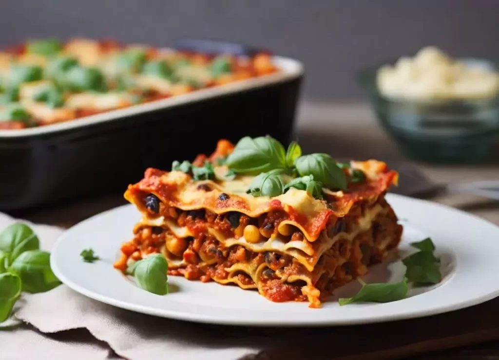 Vegan Lasagna: A comforting, meat-free version of the classic.