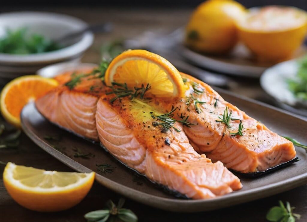 Citrus-Infused Baked Salmon