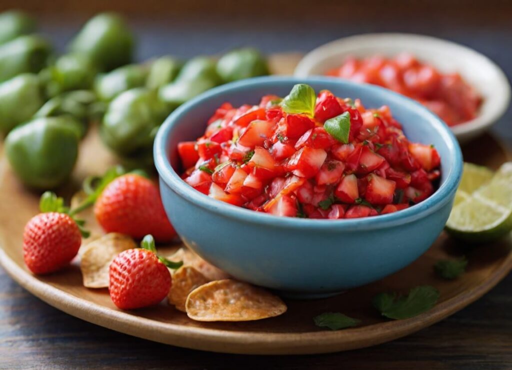 Red Pepper and Strawberry Salsa