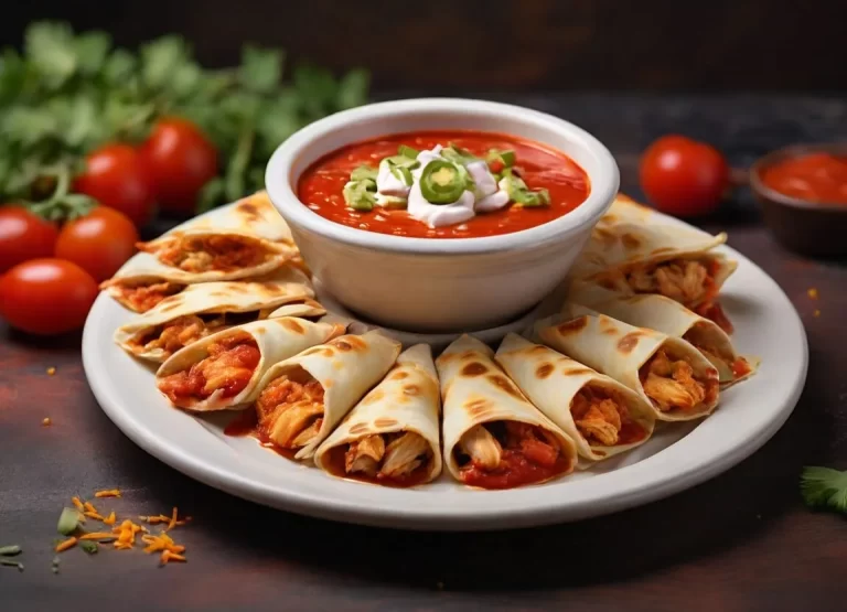 blooming chicken quesadilla ring
