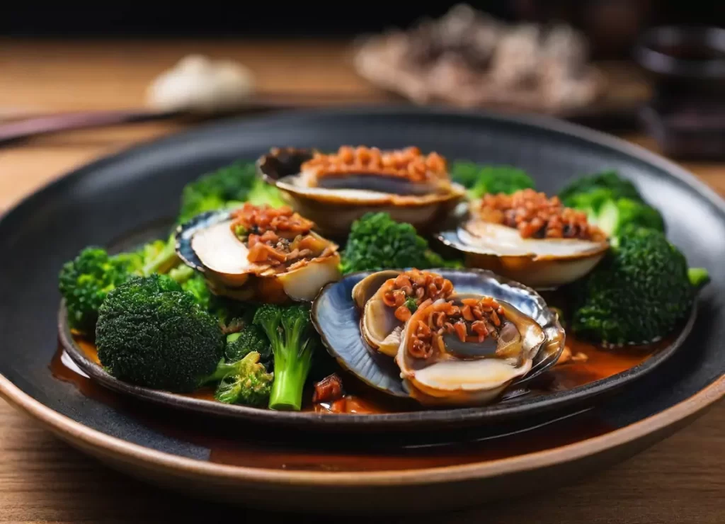 braised abalone with broccoli recipes