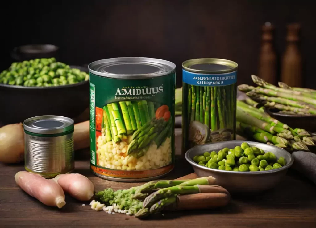 canned asparagus recipes with pea