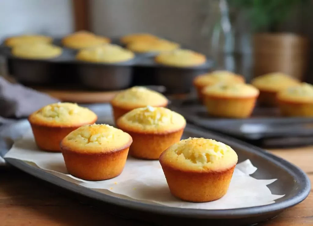 Cotija Cornbread Muffins

