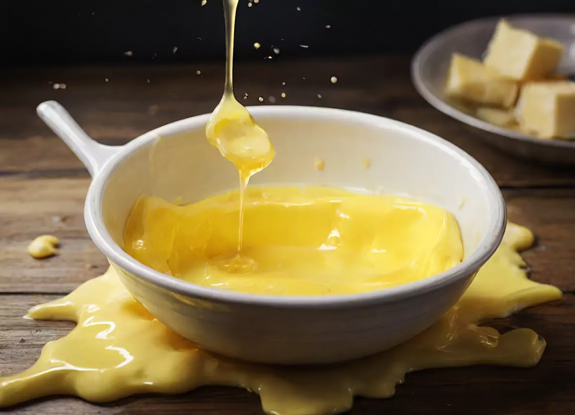 Melted butter to make Alton Brown Crepe Recipe