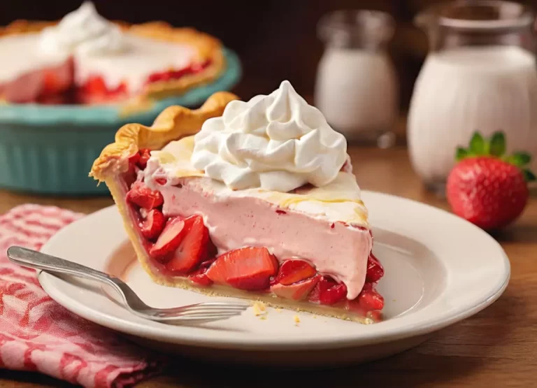 Piece of shoney's strawberry pie recipe