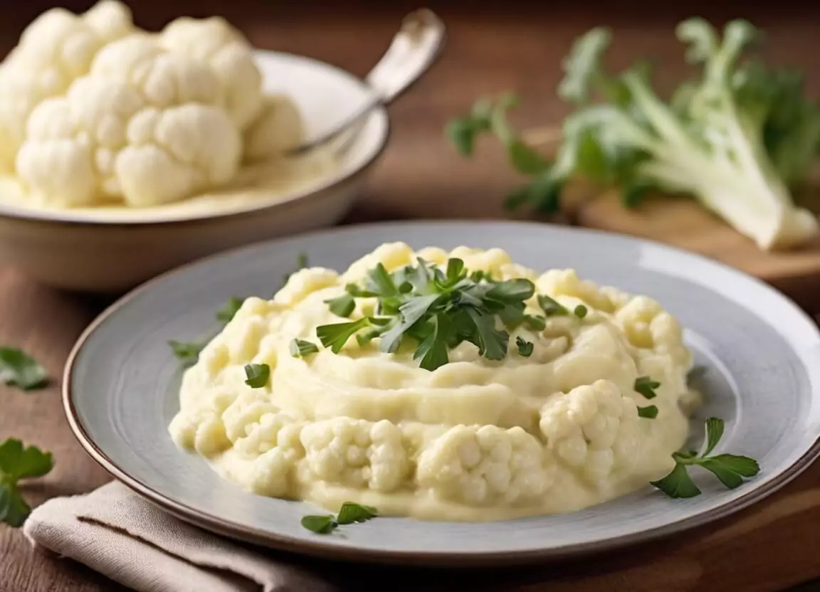 Cheesy Cauliflower Puree