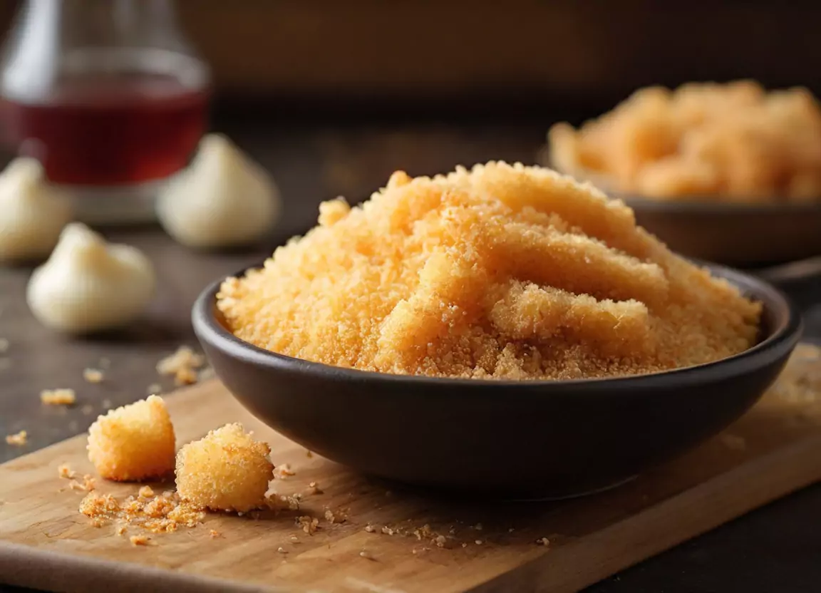 Panko bread crumbs to make dungeness crab cake recipe