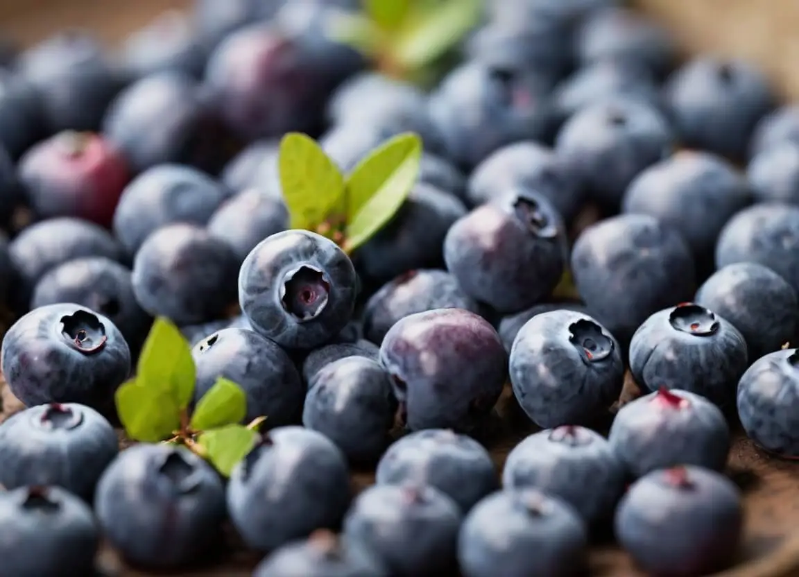 Fresh blueberries