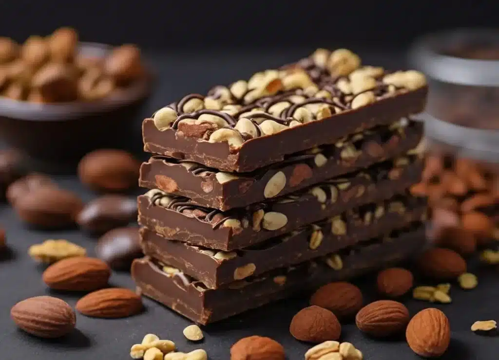 keto chocolate nuts crunch bar
