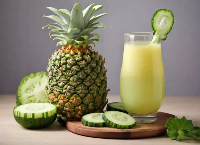 pineapple and cucumber juice